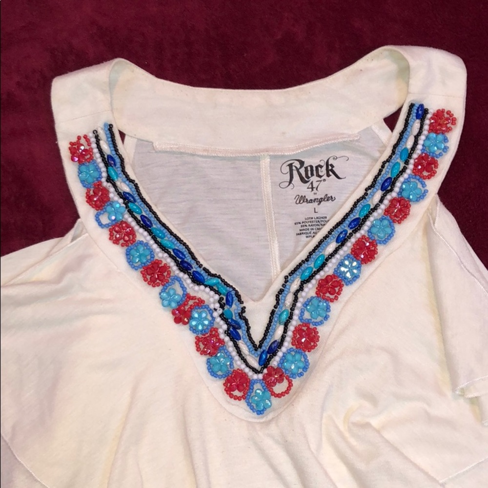 💛💛 Wrangler beaded blouse - Picture 2 of 6